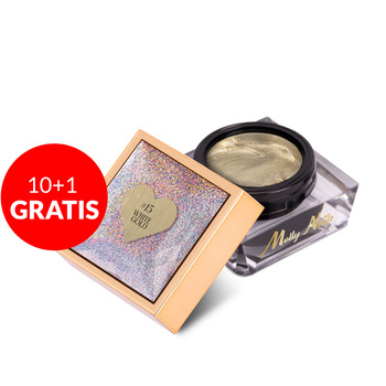 10+1gratis Pasta do zdobień Nail Art ProArt Paste Molly Nails White Gold HEMA/Di-HEMA Free 5g