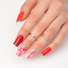 Lakier hybrydowy Molly Nails Hearts & Kisses Red Kiss Neon HEMA/Di-HEMA Free 8g Nr 198