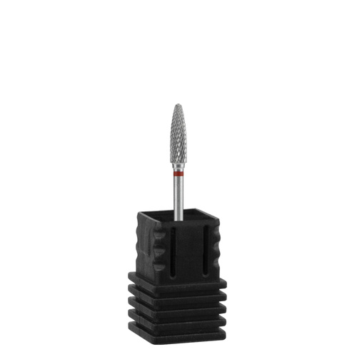 Frez z węglika spiekanego stożek okrągły czerwony Staleks Expert 4/14mm