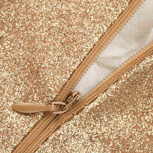 Podłokietnik poduszka do manicure brokatowa złota