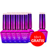 10+1gratis Baza kauczukowa elastyczne paznokcie S.O.S. Antidotum Molly Nails Powder Pink 10g