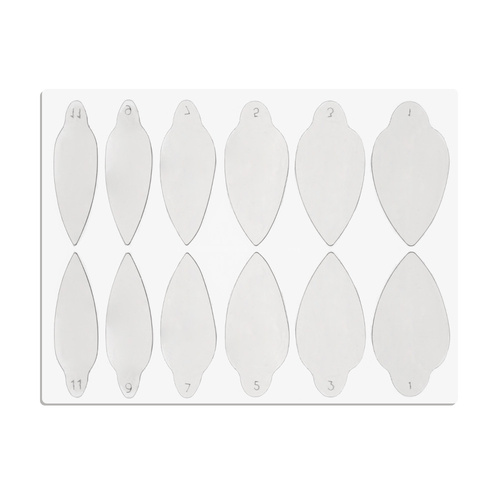 Samoprzylepne silikonowe formy do Dual Form szpic ST012-1 MollyLac 24 szt.