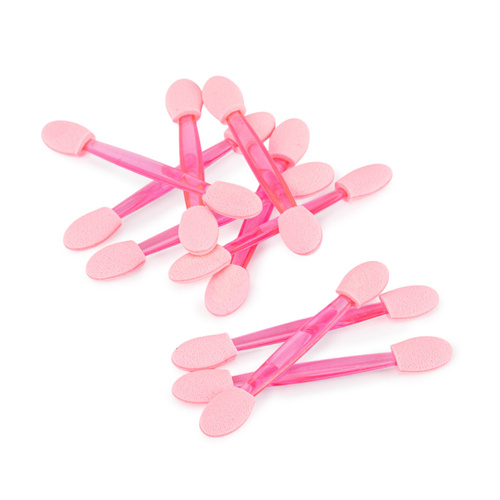 100sztuk Aplikator pacynka do wcierania pyłków Molly Nails różowy 10 szt