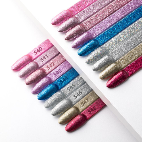 Lakier hybrydowy Molly Nails Luxury Glam Holographic 8g Nr 545