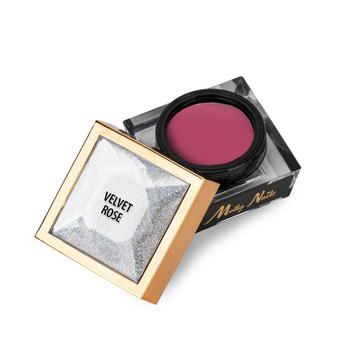 10+1gratis Creative Flow Color Gel  - kreatywny NailArt żel do efektu topniejących, miękkich wzorów Molly Nails Velvet Rose HEMA/Di-HEMA free 5 g