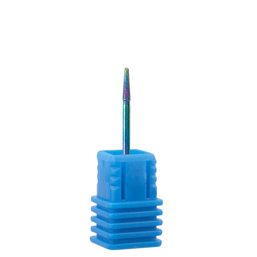 Frez diamentowy Unicorn tęczowy wąski Nr 22