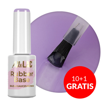 10+1gratis Baza kauczukowa Rubber Base AlleLac Lavender Dream HEMA/Di-HEMA Free 7g Nr 2