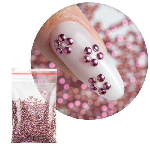 ShinePins gładkie ćwieki błyskotki ozdoby do paznokci mini NTN Premium Nr 14 5g