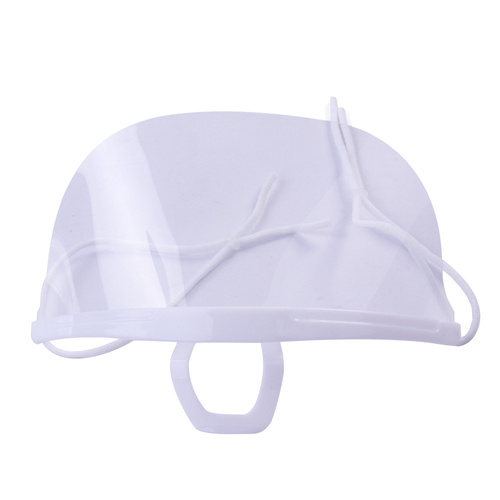 Mini przyłbica ochronna na brodę do zabiegów wielokrotnego użytku biała 1 szt