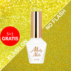 5+1gratis Lakier hybrydowy Molly Nails Flashing Lights Neon Endless Sun HEMA/Di-HEMA Free 8g Nr 640