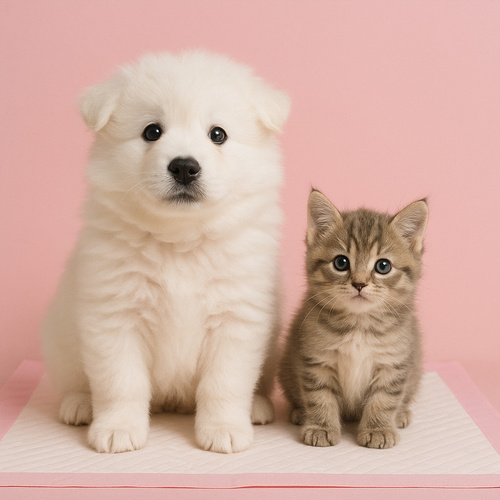 Podkłady mata maty chłonne dla psa nauka sikania higiena czystość AlleMed 100 szt. 60x60 cm różowe