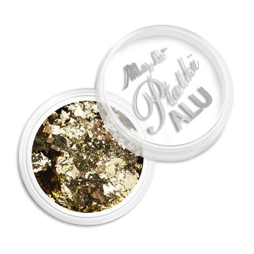 Pyłek do paznokci metaliczne MollyLac Płatki Alu 0,2 g Nr 12