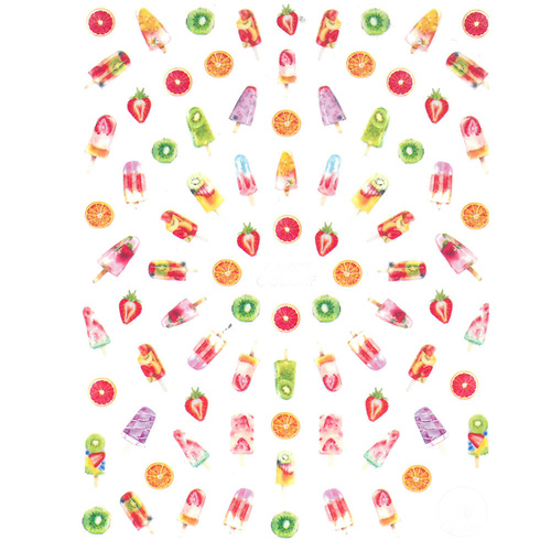 Naklejki do paznokci cienkie samoprzylepne owoce CA-073