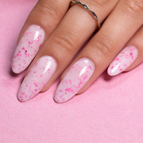 10+1gratis Mleczna baza kauczukowa Flakes Rubber Base Milk&Pink MollyLac HEMA Free 10 gram