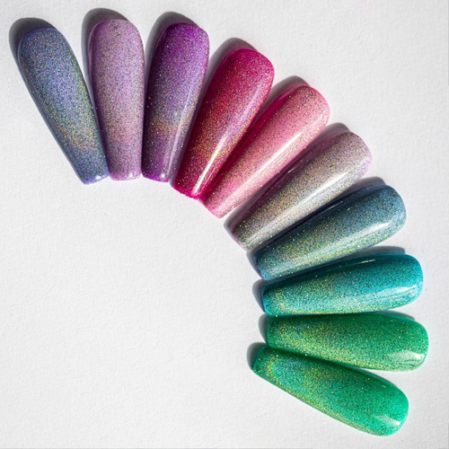 Lakier hybrydowy Molly Nails Flashing Holo in Bottle 8g