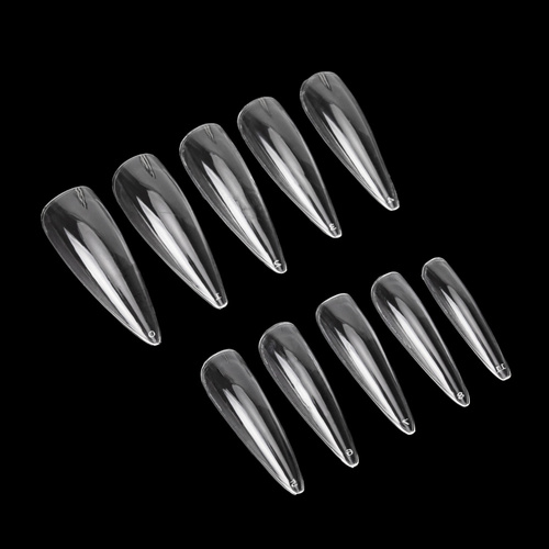 Tipsy do szybkiego przedłużania paznokci Nail Tips NTN Premium szpic 100 szt