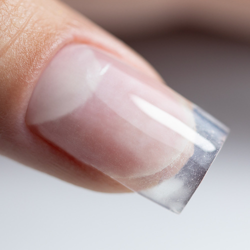 10+1gratis Baza kauczukowa LED/UV z włóknami Molly Nails Rubber Fiber Base Clear 10g