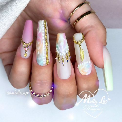 Cyrkonie do paznokci szklane SS10 Crystal AB ok.1440 szt. paczka