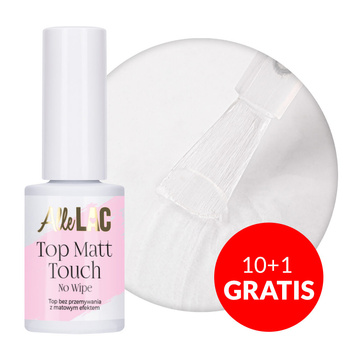 10+1gratis Top bez przemywania z matowym efektem Top Matt Touch no wipe Allelac 7g