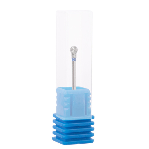 Frez diamentowy kulka 4 mm niebieski średni