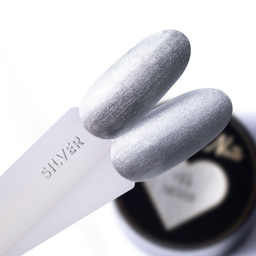 10+1gratis Pasta do zdobień ProArt Paste Molly Nails Silver HEMA/Di-HEMA Free 5g Nr 14