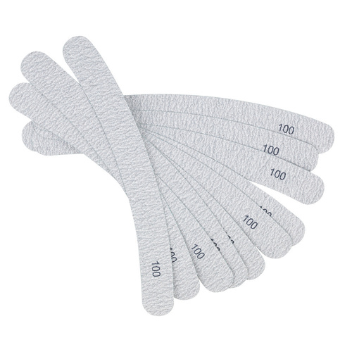 Nakładki ścierne zamienne do pilnika metalowego banan kolor zebra gradacja 100 10szt