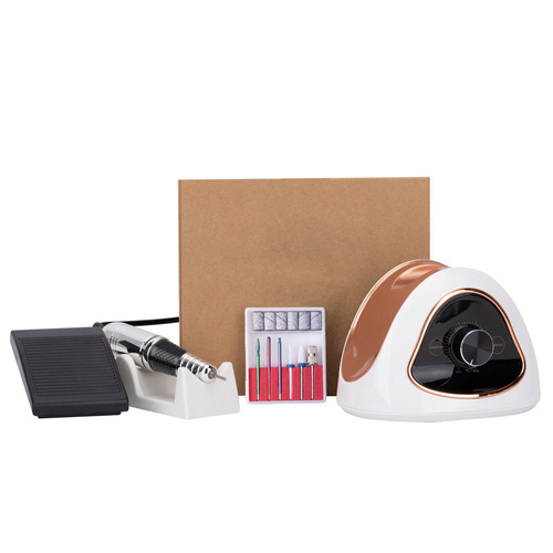 Frezarka do manicure i pedicure 68W No Name biało-złota M15 45 000 obrotów