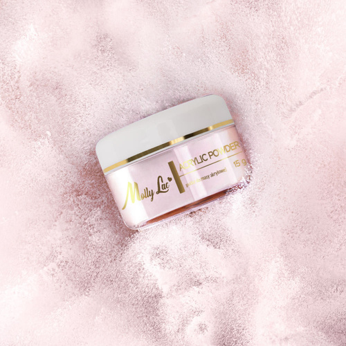 Puder akrylowy do paznokci MollyLac Acrylic Powder Blush Cover 15 g