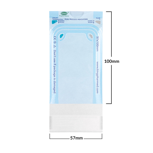 Torebki do sterylizacji QJMDM 57x100 mm 200 szt