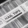 Tipsy do szybkiego przedłużania paznokci Nail Tips NTN Premium kwadrat tunelowy 100 szt