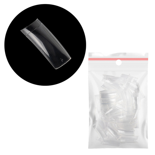 Tipsy szklane krótka kieszonka uzupełnienie rozmiarów nr 4. 60 szt.