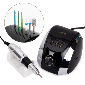 Frezarka do manicure i pedicure 68W AlleLac czarna black M13 35 000 obrotów