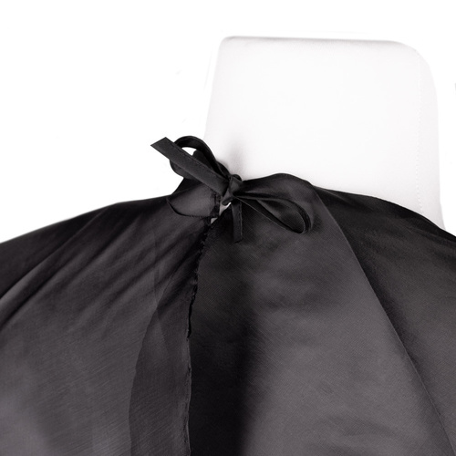 200sztuk Peleryna fryzjerska czarna 100x140 cm