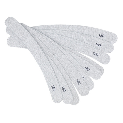 Nakładki ścierne zamienne do pilnika metalowego banan kolor zebra gradacja 180 10szt