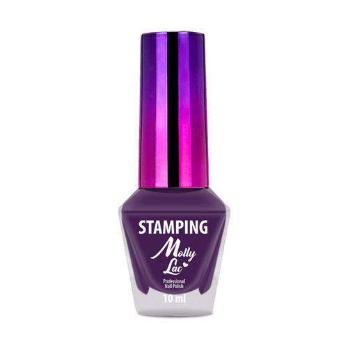 Lakier do stempli i stampingu MollyLac fioletowy 10ml Nr 7