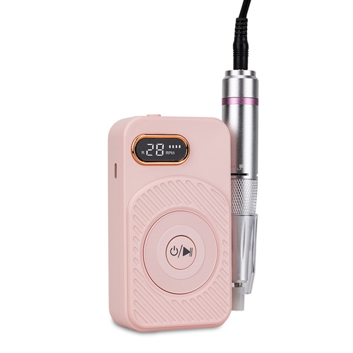 Frezarka do paznokci 50W No Name do manicure pedicure różowa 110 45 000 obrotów
