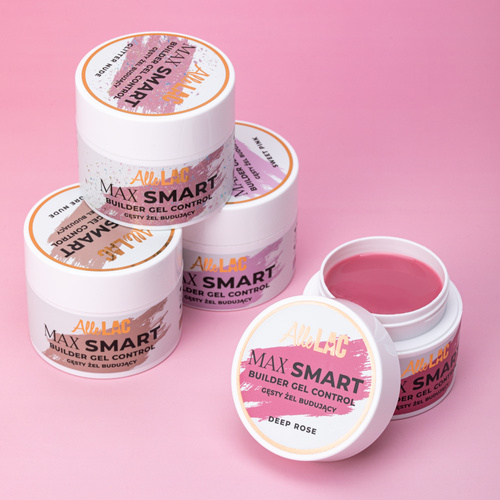 Żel budujący gęsty AlleLac Max Smart Builder Gel Control Deep Rose 45g