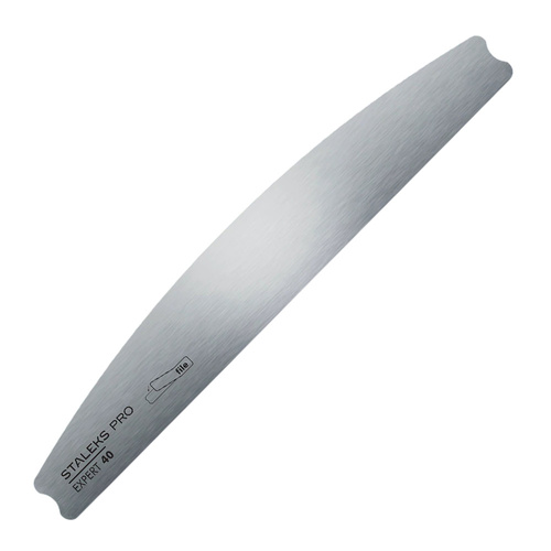 Pilnik do paznokci metalowy półksiężyc baza nośnik pod nakładki ścierne Staleks Expert 40