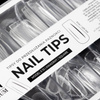Tipsy do szybkiego przedłużania paznokci Nail Tips NTN Premium kwadrat 100 szt