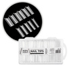 Tipsy do szybkiego przedłużania paznokci Nail Tips NTN Premium kwadrat tunelowy 100 szt