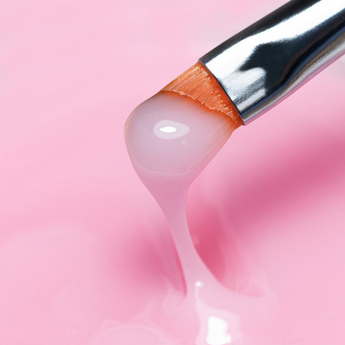 Budujący gęsty żel twardy galaretka Jelly Builder Gel Molly Nails Angel Pink HEMA/Di-HEMA Free 50g