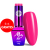 5+1gratis Lakier hybrydowy MollyLac Power Flower Pink tulip HEMA/Di-HEMA Free 10g Nr 723