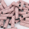 Kapturki do manicure i pedicure mandrele nakładki ścierne long cylinder 3mm gradacja 240 różowe 50 szt.