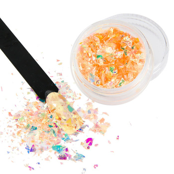 Ozdoba do paznokci Broken Mirror Effect efekt stłuczonego zwierciadła słoiczek Nr 9