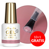 10+1gratis Żel budujący w butelce z pędzelkiem Gel in Bottle Molly Nails Pro Salon Smoky Pink HEMA/Di-HEMA Free 15g