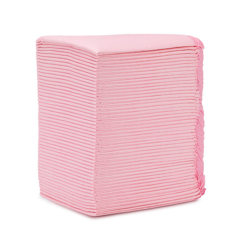 Podkłady mata maty chłonne dla psa nauka sikania higiena czystość AlleMed 100 szt. 60x90 cm różowe