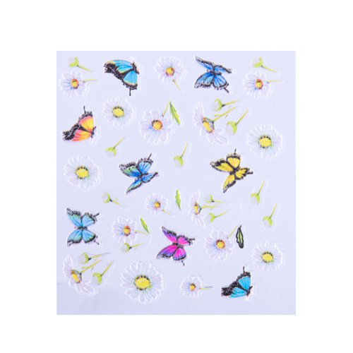 Naklejki biżuteryjne 5D samoprzylepne wypukłe akrylowe motyle Z-D3689