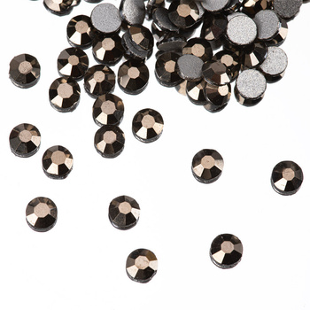 Cyrkonie do paznokci szklane SS10 Black diamond ok.50 szt.