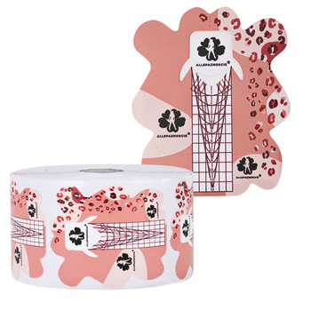 Szablony formy do paznokci Allepaznokcie panterka 500 szt