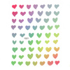 Naklejki do paznokci cienkie samoprzylepne serduszka Nr 1021